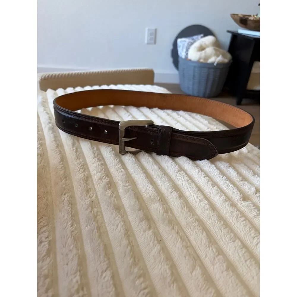 Wolverine Men's Brown Leather Belt Size 32 (30